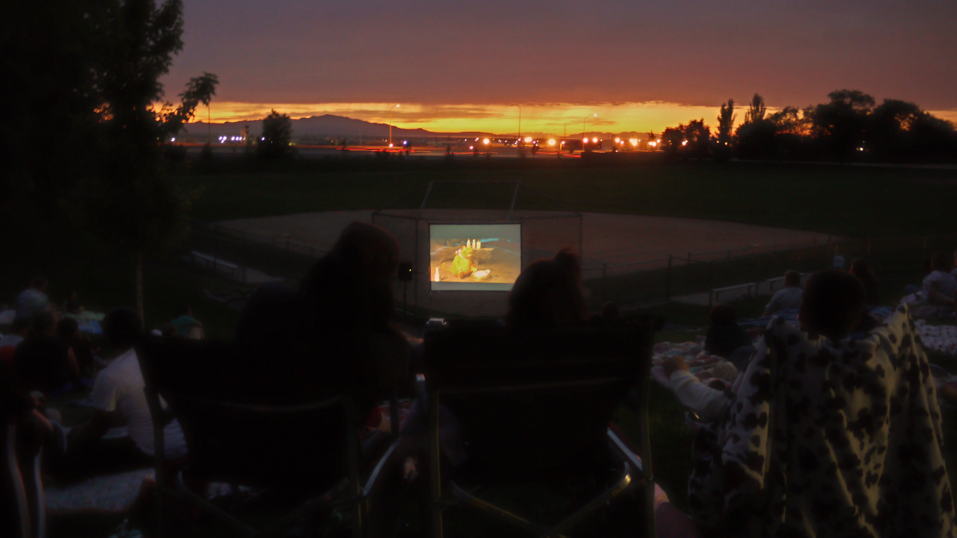 Movie at the park